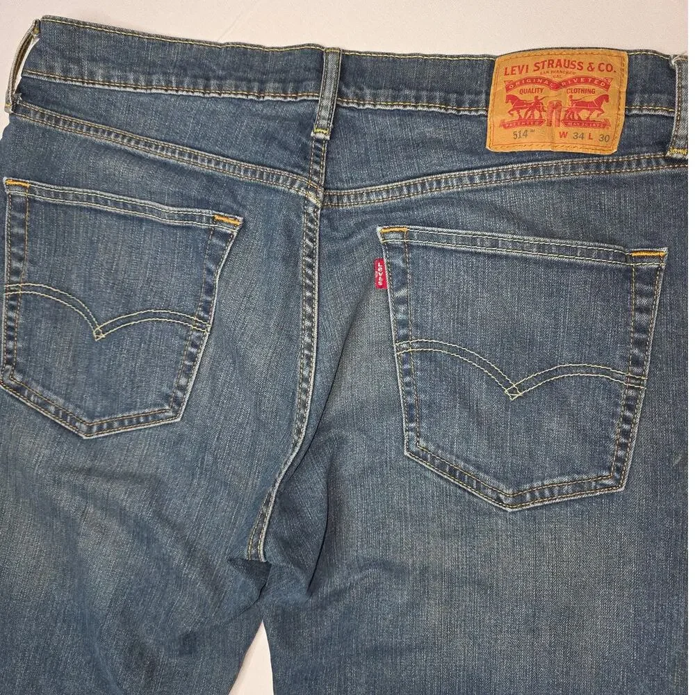 Levi's 514 Straight Fit Jeans men's Size 34